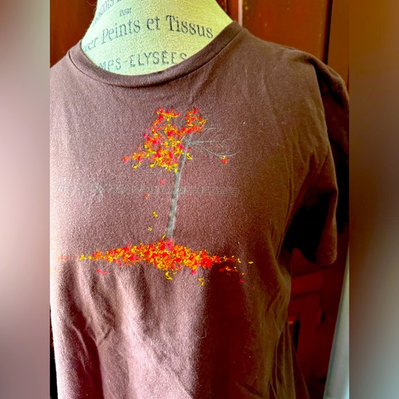 Woot! large Musical Notes Fall Tee - Picture 5 of 10